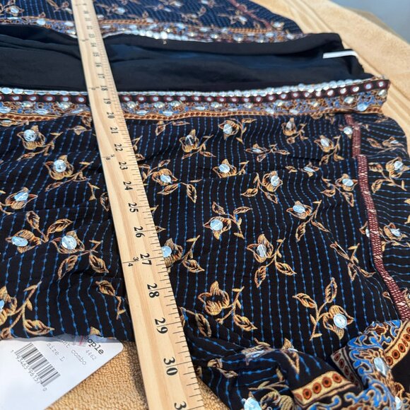 NWT Free People Rays of Light Jacket, Midnight Combo, size L - Picture 6 of 14